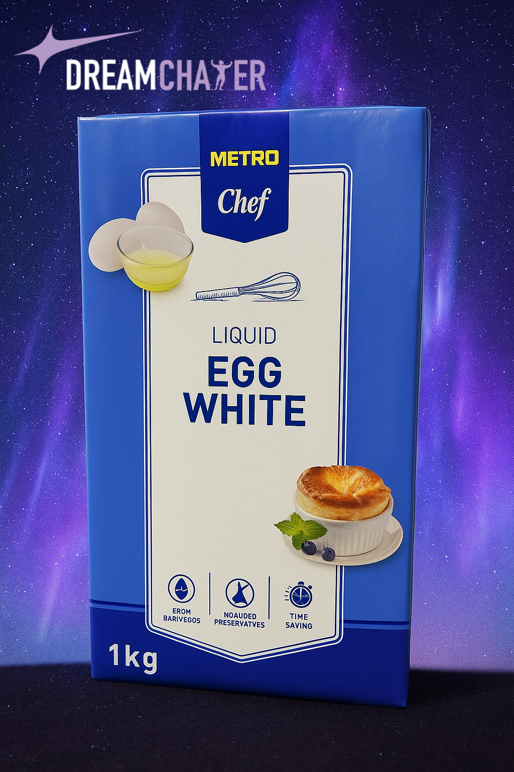 1kg Liquid Egg Whites, pasteurized